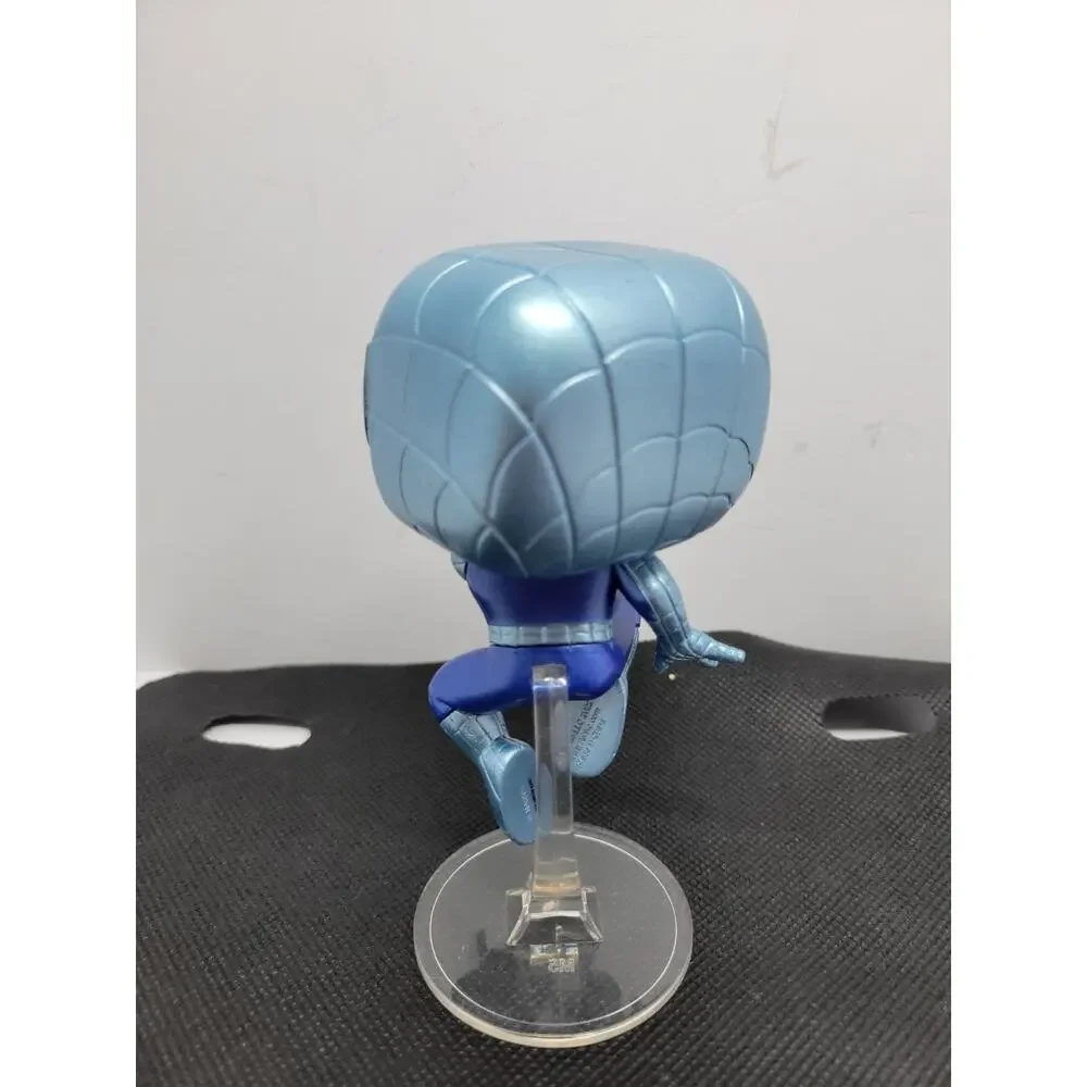 Funko Pop! Vinyl Marvel Spider-Man Metallic Blue Vinyl Figure w/ Stand Loose
